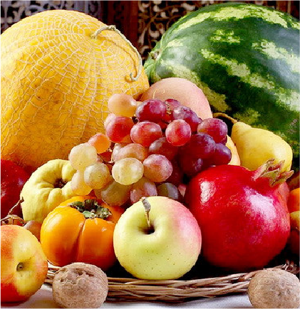 Woman with fresh vegetables
